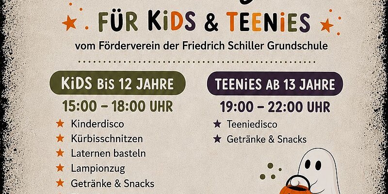 Halloween-Party für Kids und Teenies