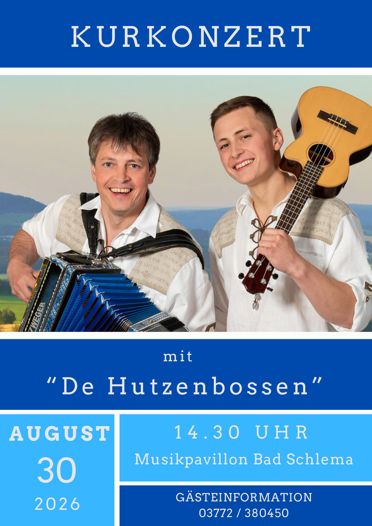 Kurkonzert mit "de Hutzenbossen"