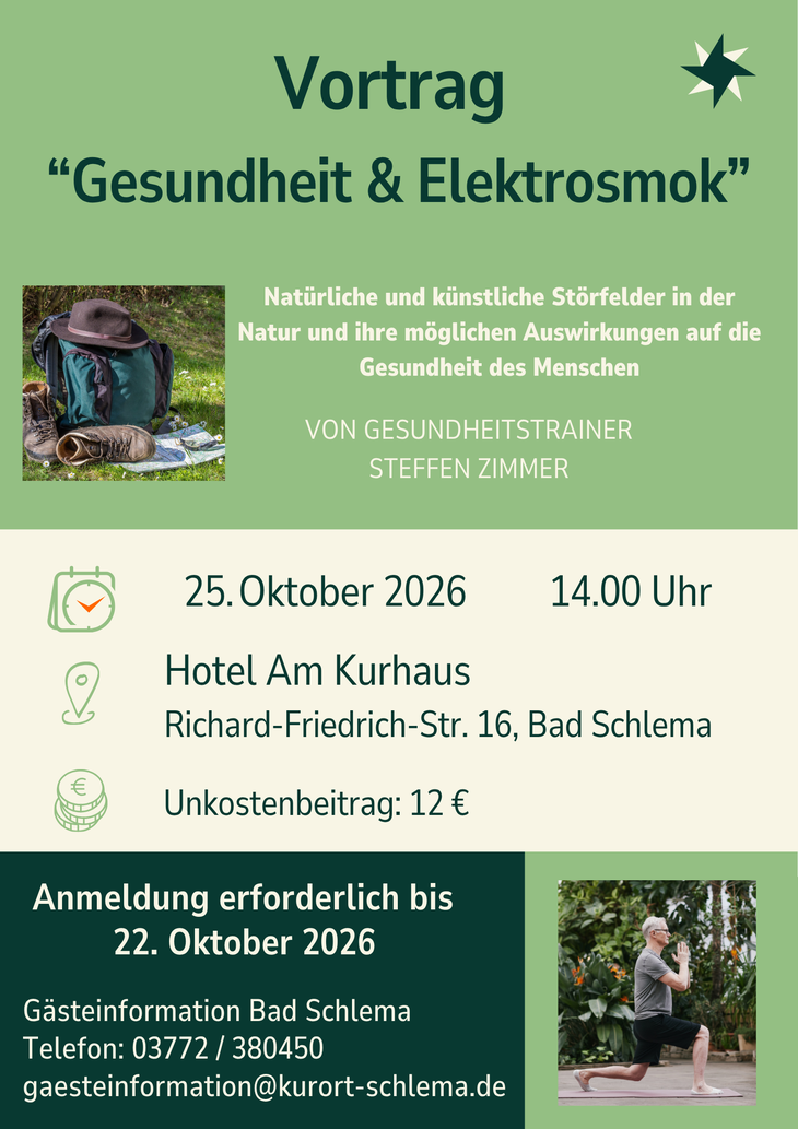 Vortrag „Gesundheit & Elektrosmok“ 